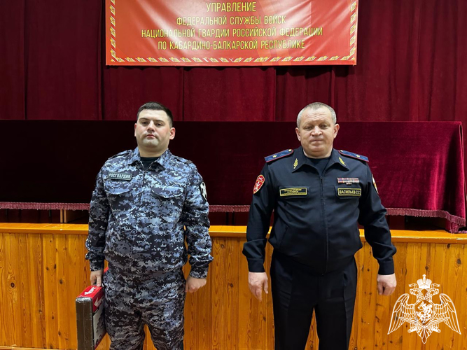 В Управлении Росгвардии по Кабардино-Балкарской Республике  состоялось торжественное мероприятие