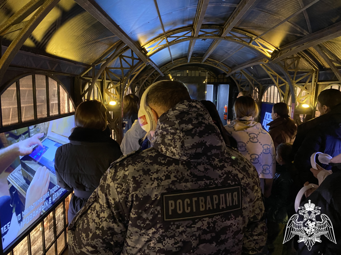 Росгвардейцы встретили «Поезд Победы»  в Нальчике