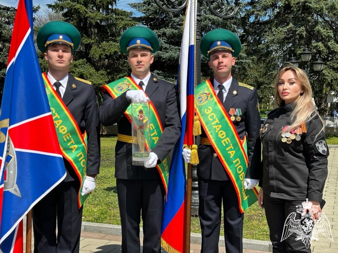 В Кабардино-Балкарии росгвардейцы приняли участие в акции «Эстафета Победы»