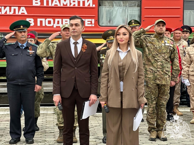 В Кабардино-балкарии росгвардейцы посетили МУЗЕЙ-Поезд 