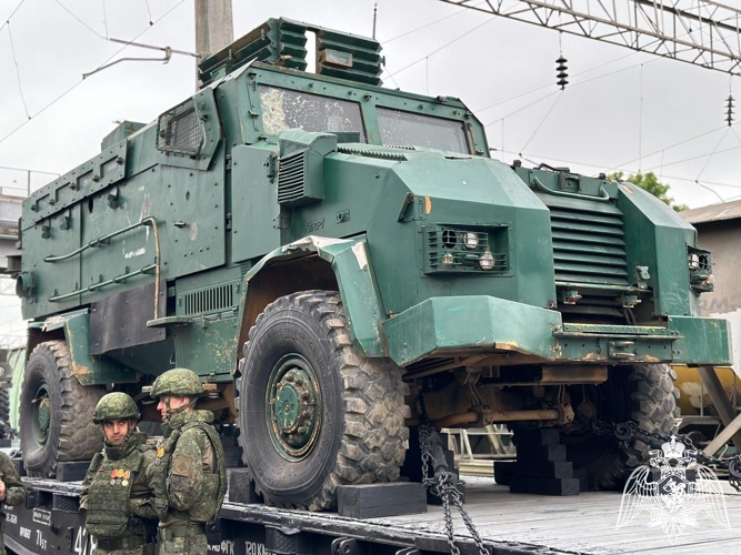 В Кабардино-балкарии росгвардейцы посетили МУЗЕЙ-Поезд 