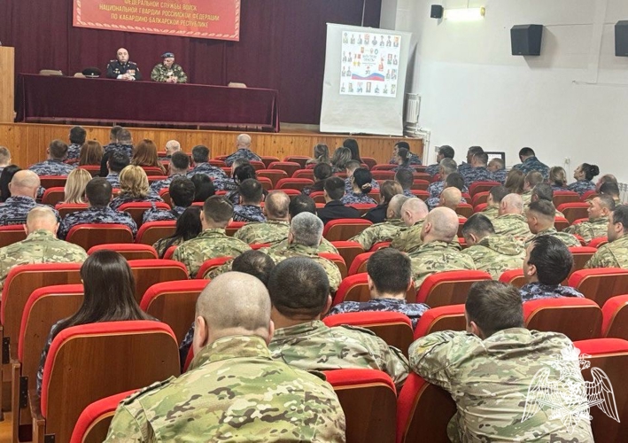 Сотрудники Росгвардии по Кабардино-Балкарской Республике встретились с Героем России 