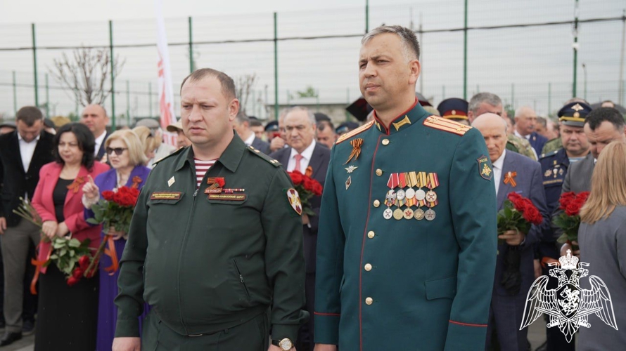 Оркестр Росгвардии принял участие в открытии Парка Победы в Кабардино-Балкарии