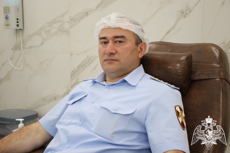Росгвардейцы в Кабардино-Балкарии поддержали ведомственную донорскую акцию «От сердца к сердцу»