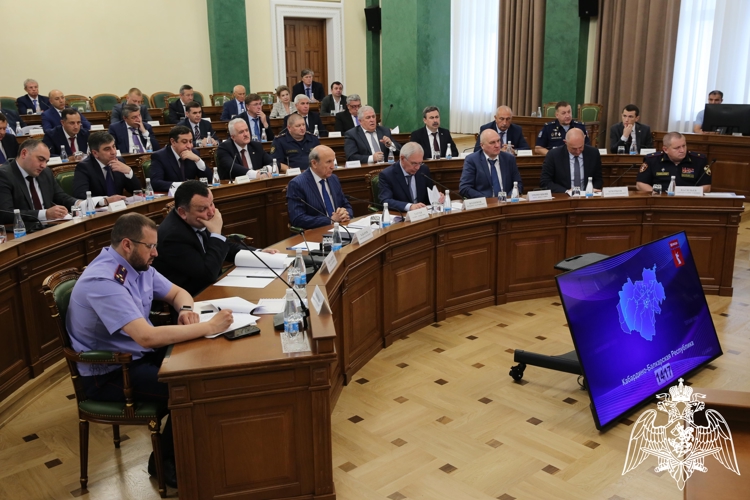 Начальник Управления Росгвардии по Кабардино-Балкарской Республике принял участие в заседаниях Антинаркотической и Антитеррористической комиссий региона