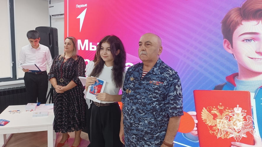 В Нальчике ветеран Росгвардии принял участие во Всероссийской программе «Мы – граждане России!»
