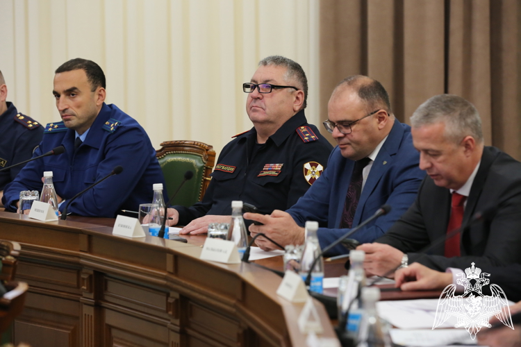 Представитель Росгвардии принял участие в заседании по вопросам обеспечения правопорядка в Кабардино-Балкарской Республике