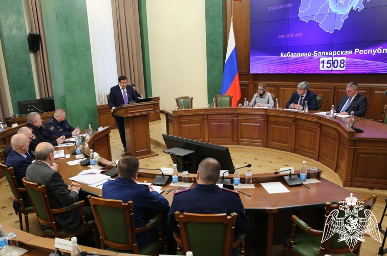 В Кабардино-Балкарской Республике представитель Росгвардии принял участие в заседании Антинаркотической комиссии региона