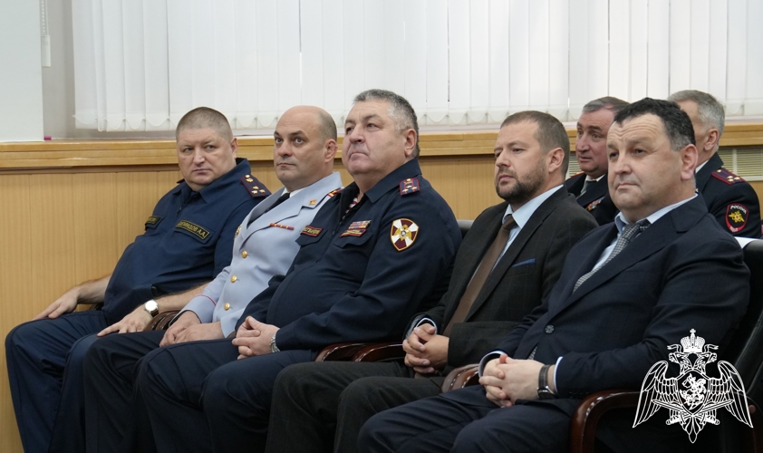 Представитель Росгвардии принял участие в праздновании Дня сотрудников органов внутренних дел в Кабардино-Балкарии