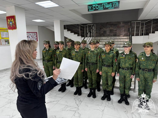 Кадеты Росгвардии стали участниками Всероссийской просветительской акции «Большой этнографический диктант»