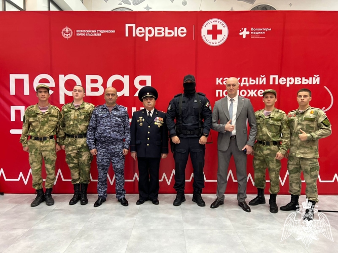 В Кабардино-Балкарии росгвардейцы поддержали Всероссийский проект «Первая помощь»