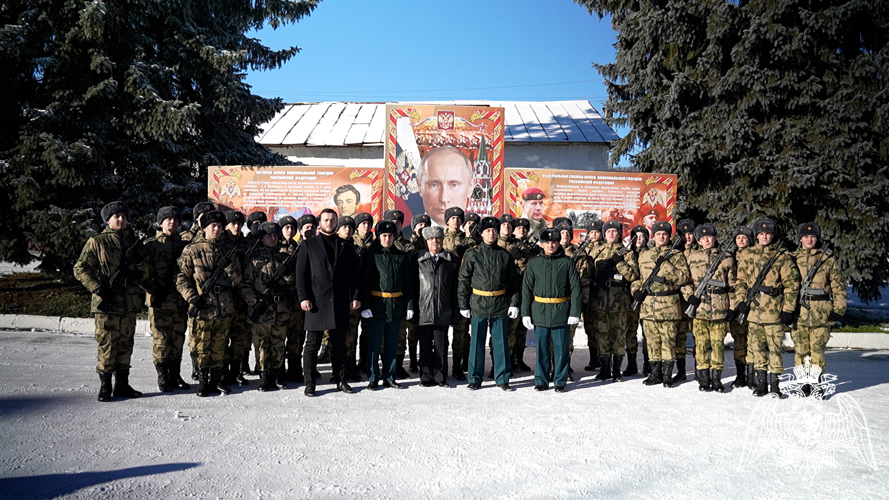 Новобранцы Росгвардии приняли военную присягу в Кабардино-Балкарии