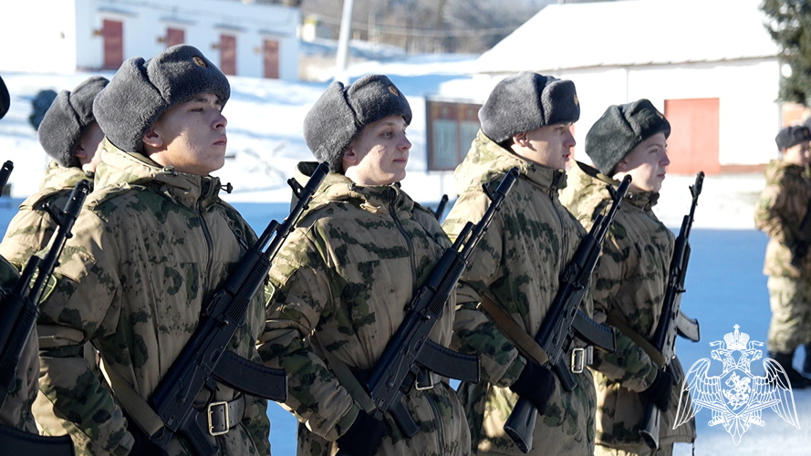 Новобранцы Росгвардии приняли военную присягу в Кабардино-Балкарии