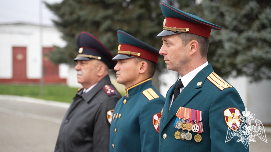 Новобранцы Росгвардии приняли военную присягу в Кабардино-Балкарии