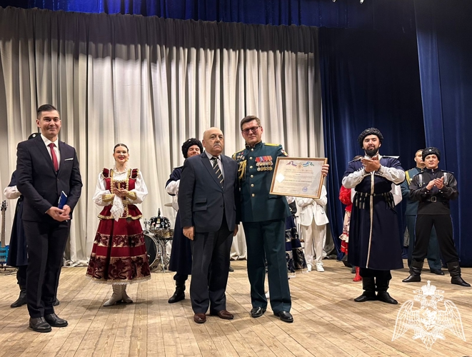 В Нальчике состоялся концерт ансамбля песни и пляски Северо-Кавказского ордена Жукова округа Росгвардии
