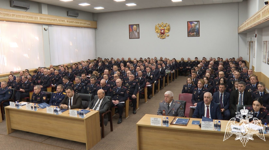 Начальник Управления Росгвардии по Кабардино-Балкарской Республике принял участие в расширенном заседании коллегии МВД региона