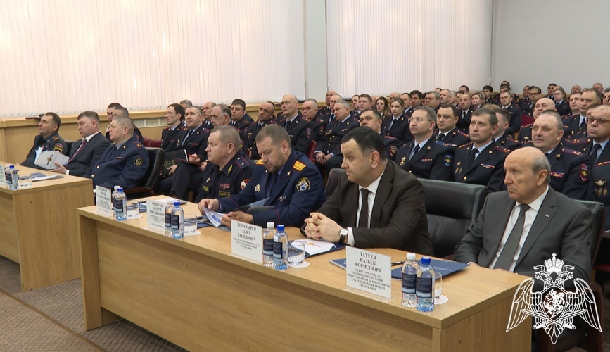 Начальник Управления Росгвардии по Кабардино-Балкарской Республике принял участие в расширенном заседании коллегии МВД региона