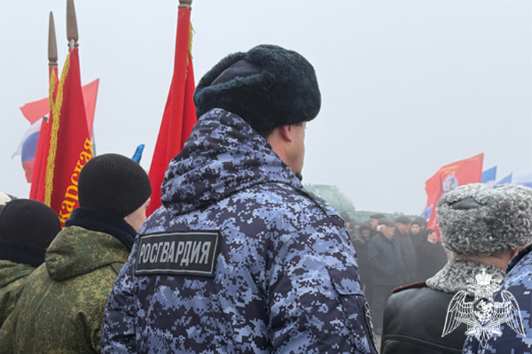 В Кабардино-Балкарии представители Росгвардии приняли участие в патриотической акции