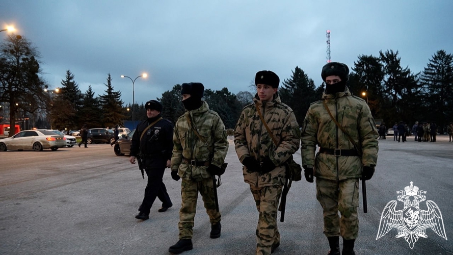 Росгвардия обеспечила правопорядок в новогоднюю ночь в Кабардино-Балкарии