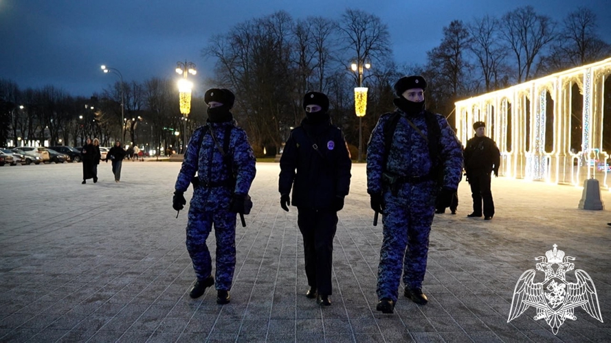 Росгвардия обеспечила правопорядок в новогоднюю ночь в Кабардино-Балкарии