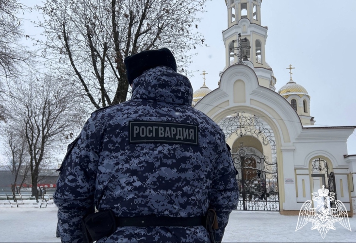 В Кабардино-Балкарии росгвардейцы обеспечили безопасность в Крещение Господне