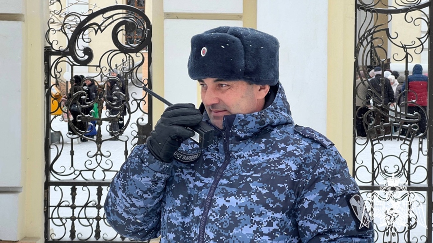 В Кабардино-Балкарии росгвардейцы обеспечили безопасность в Крещение Господне