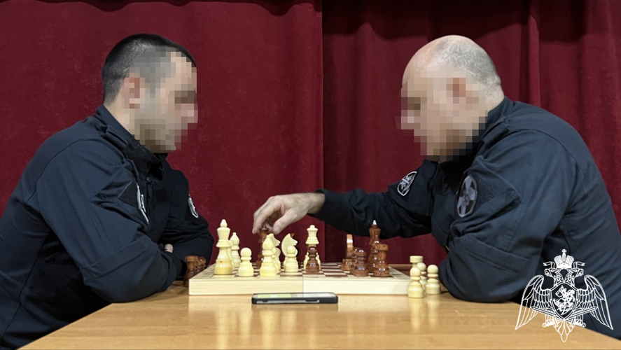 В Управлении Росгвардии по Кабардино-Балкарской Республике состоялся турнир по шахматам