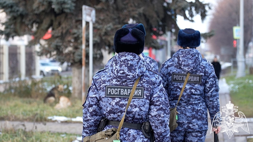В Кабардино-Балкарии росгвардейцы обеспечили правопорядок и безопасность граждан в Рождество Христово