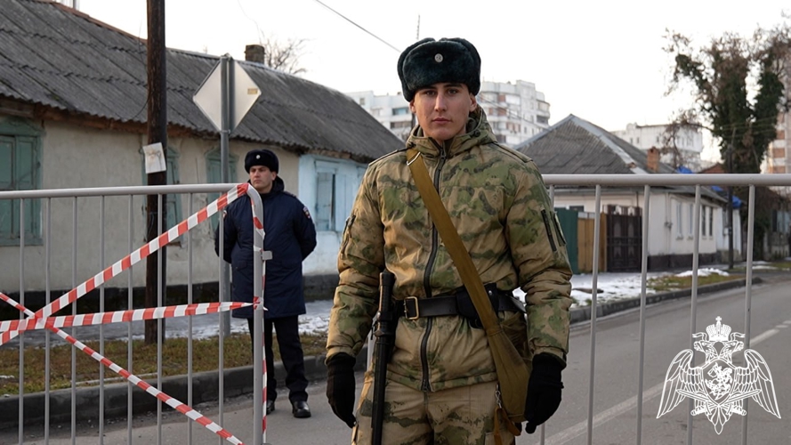 В Кабардино-Балкарии росгвардейцы обеспечили правопорядок и безопасность граждан в Рождество Христово