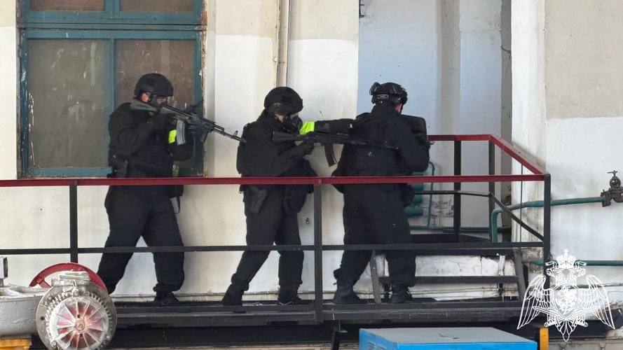 ​ В Управлении Росгвардии по Кабардино-Балкарской Республике прошла комплексная тренировка