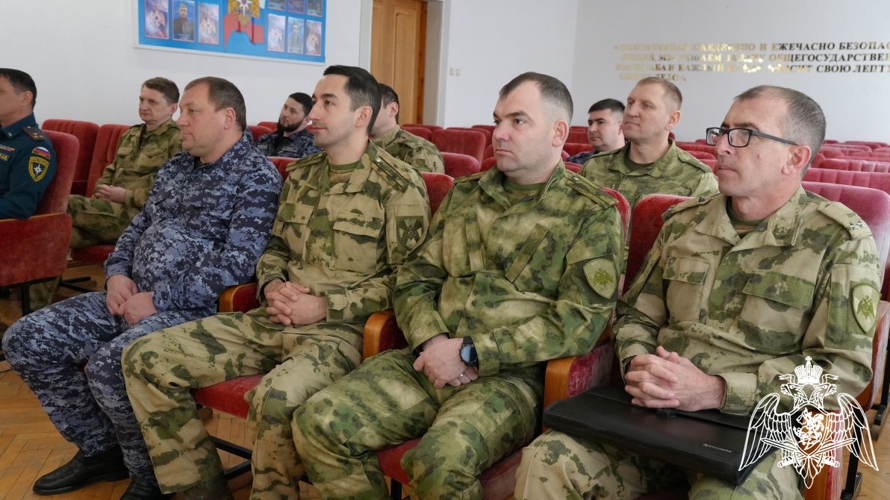 В Кабардино-Балкарии состоялся сбор с представителями инспекций пожарной безопасности Северо-Кавказского округа Росгвардии