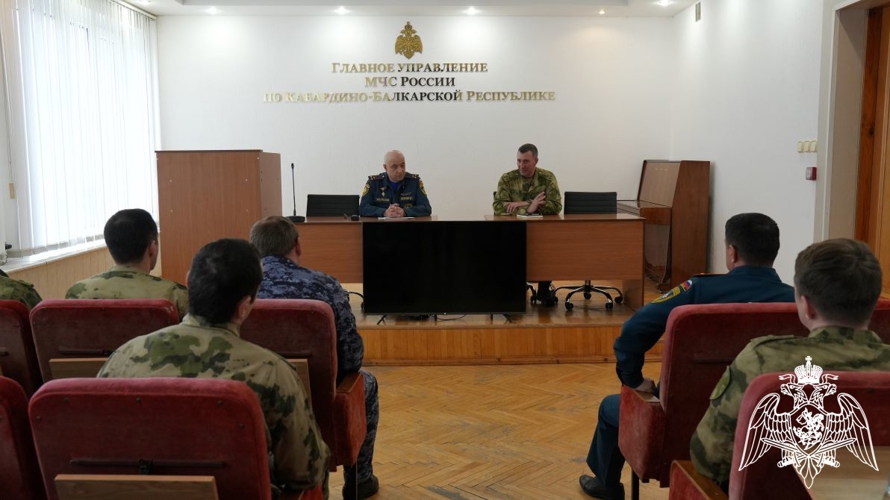 В Кабардино-Балкарии состоялся сбор с представителями инспекций пожарной безопасности Северо-Кавказского округа Росгвардии