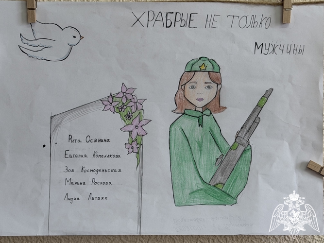 В подразделении Росгвардии по Кабардино-Балкарии открыли выставку, посвященную международному женскому дню 