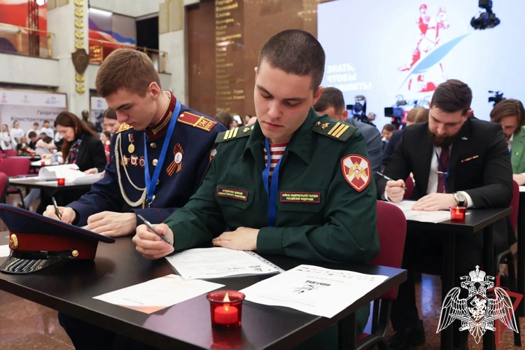 Более 20 тысяч росгвардейцев стали участниками Международной акции «Диктант Победы-2026»