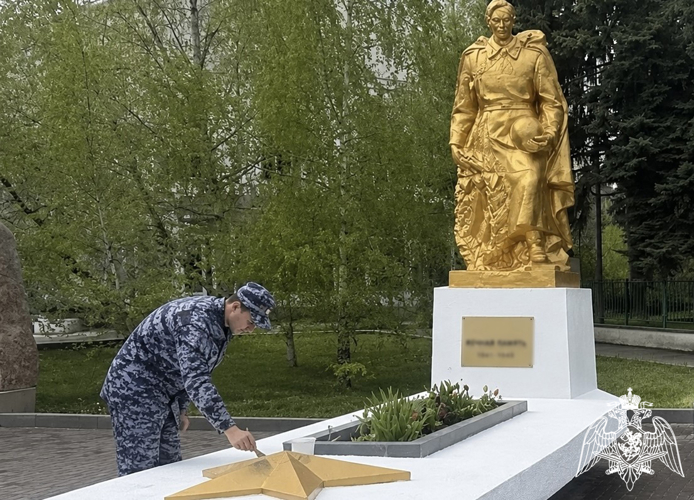 В Кабардино-Балкарии сотрудники Росгвардии продолжают участвовать в акции «На страже памяти»