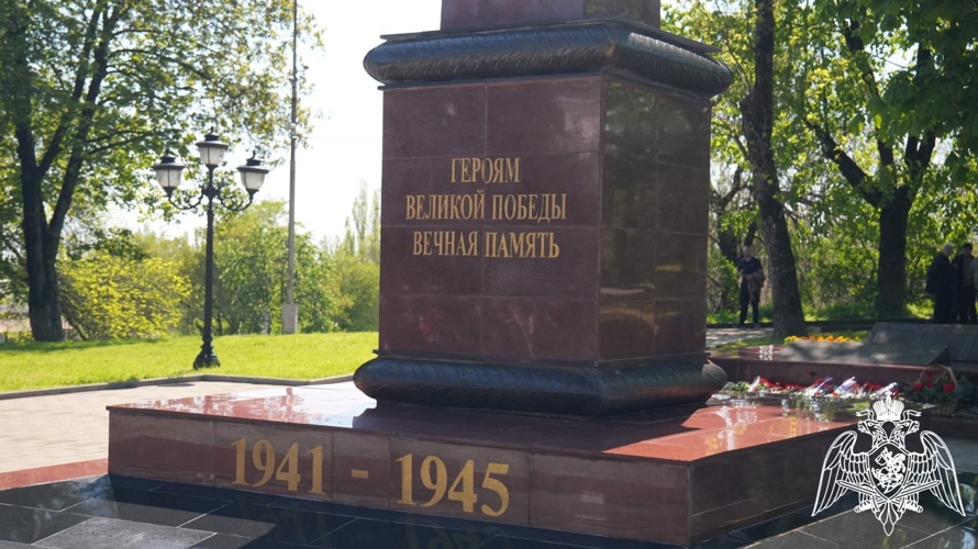 В Нальчике представители Росгвардии почтили память героев Великой Отечественной Войны