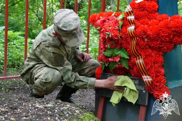 Акция Росгвардии «На страже памяти» продолжается в Кабардино-Балкарии