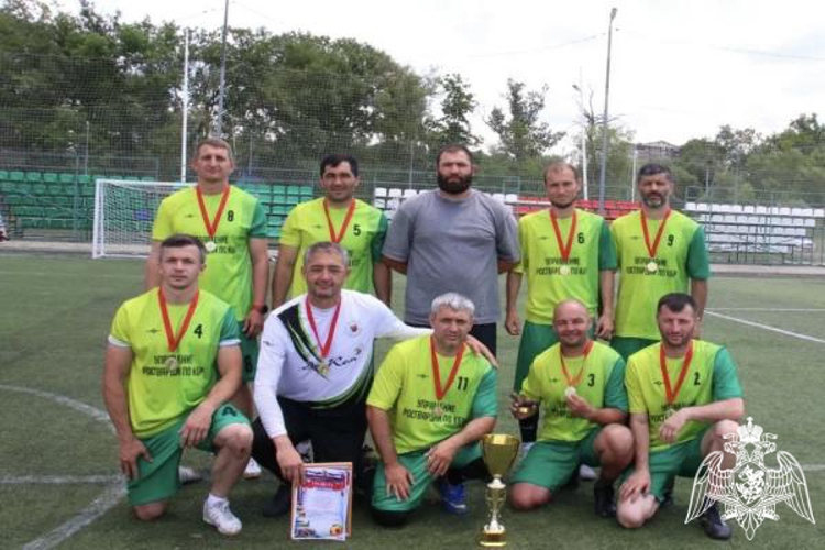 Росгвардейцы ИЗ Кабардино-Балкарии одержали победу на Чемпионате округа по мини-футболу