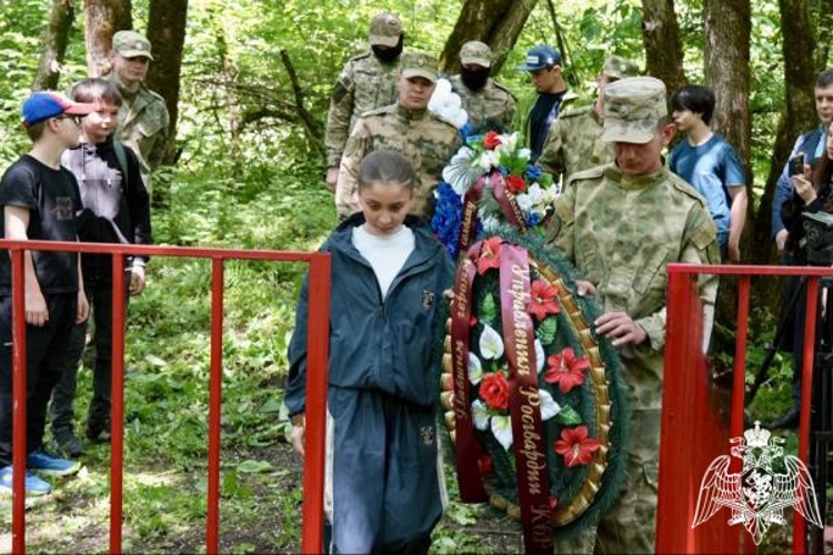 В Кабардино-Балкарии росгвардейцы почтили память героя Великой Отечественной войны