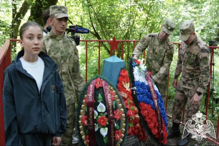 В Кабардино-Балкарии росгвардейцы почтили память героя Великой Отечественной войны