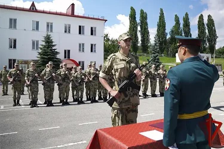 Новобранцы Росгвардии приняли Военную присягу в Кабардино-Балкарии
