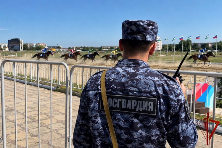 В Кабардино-Балкарии росгвардейцы приняли участие в обеспечении правопорядка XXI Международного скакового митинга «Кубок Эльбруса-2026»