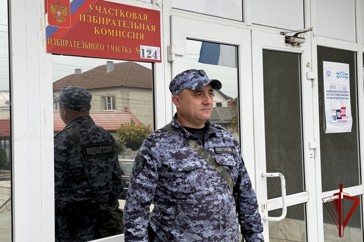 В Кабардино-Балкарии росгвардейцы обеспечили безопасность Единого дня голосования 