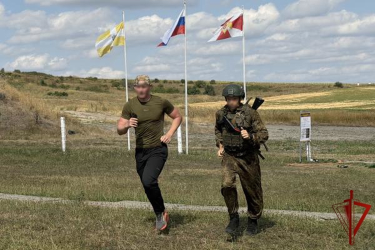 В Кабардино-Балкарии прошли испытания на право ношения геральдического знака СОБР Росгвардии