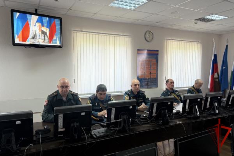 Росгвардейцы приняли участие во Всероссийской штабной тренировке по гражданской обороне в Кабардино-Балкарии