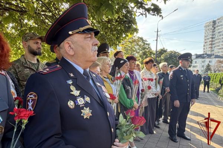 В Кабардино-Балкарии представители Росгвардии приняли участие в памятном митинге